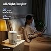 Top Fill Humidifiers for Bedroom, 2.5L Tank for Large Room, Easy to Fill & Clean, 28Db Quiet Cool Mist Air Humidifier for Home Baby Nursery & Plants, Auto Shut-Off and Bpa-Free for Safety, 25H