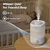 Top Fill Humidifiers for Bedroom, 2.5L Tank for Large Room, Easy to Fill & Clean, 28Db Quiet Cool Mist Air Humidifier for Home Baby Nursery & Plants, Auto Shut-Off and Bpa-Free for Safety, 25H