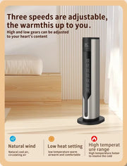 Ceramic PTC Vertical Heating Fan - 2000W Fast-Heating Room Space Heater (110V/220V-240V)