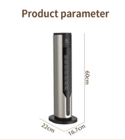 Ceramic PTC Vertical Heating Fan - 2000W Fast-Heating Room Space Heater (110V/220V-240V)