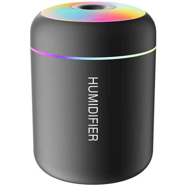 Mini Air Humidifier USB Electric 180ML Aroma Diffuser Essential Oil Purifier Aromatherapy Mist Maker Lights for Car Home Bedroom