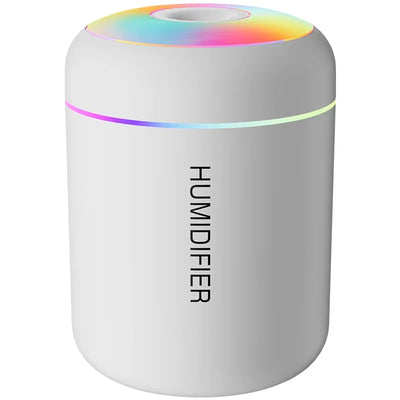 Mini Air Humidifier USB Electric 180ML Aroma Diffuser Essential Oil Purifier Aromatherapy Mist Maker Lights for Car Home Bedroom