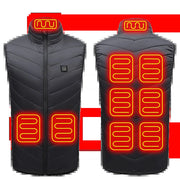 21 Heated Vest Zones Electric Heated Jackets Men Women Sportswear Heated Coat Graphene Heat Coat USB Heating Jacket for Camping