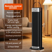Smart Electric Patio Heater with PTC Ceramic Technology, Humidifier Function, and Simulated Flame for Indoor and Outdoor Use