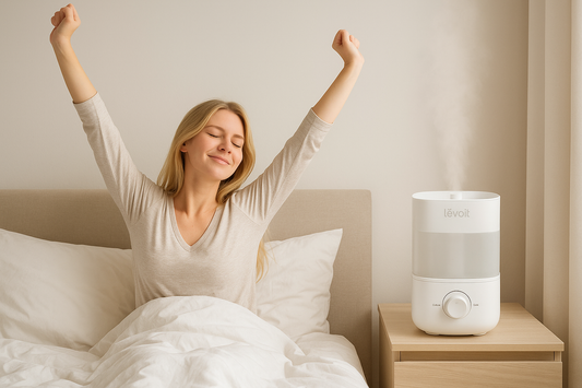 Top Fill Humidifiers for Bedroom, 2.5L Tank for Large Room, Easy to Fill & Clean, 28Db Quiet Cool Mist Air Humidifier for Home Baby Nursery & Plants, Auto Shut-Off and Bpa-Free for Safety, 25H