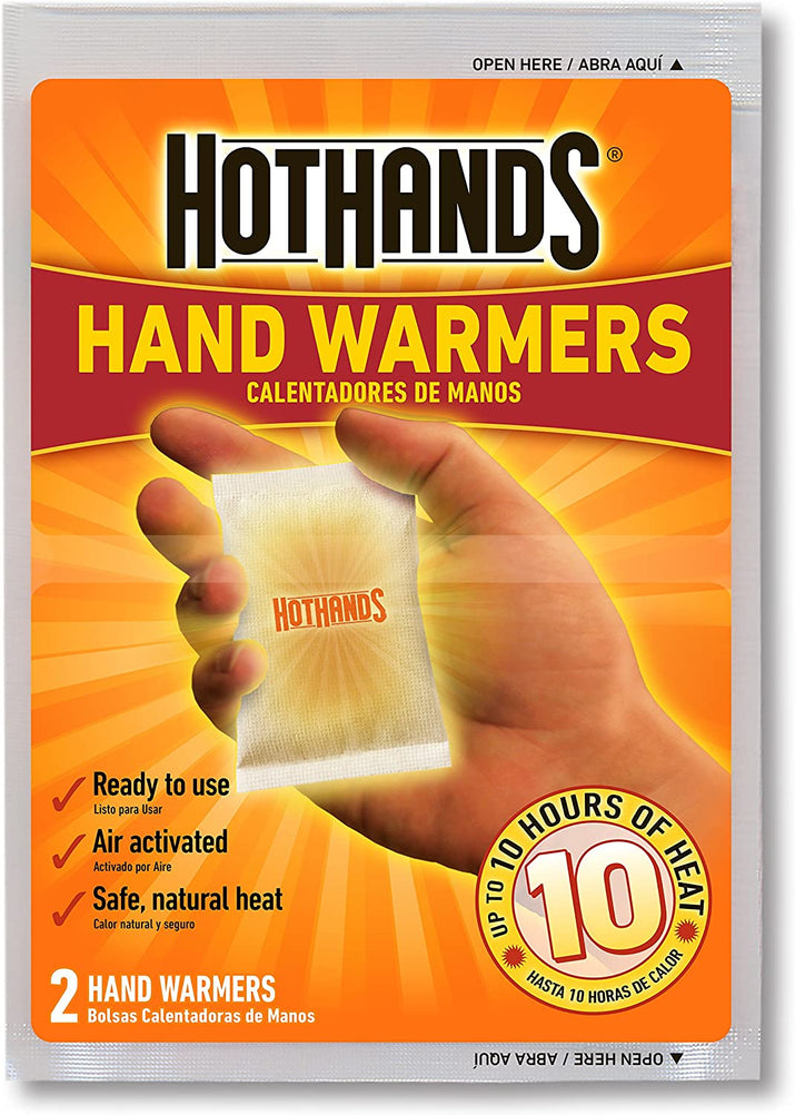 Hand Warmers - Long Lasting Safe Natural Odorless Air Activated Warmers - up to 10 Hours of Heat - 40 Pair