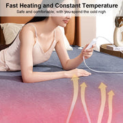 Electric Heating Blanket with Automatic Thermostat - Double Body Warmer Mattress Pad, EU Plug 220V