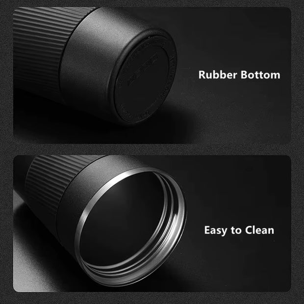 304 Stainless 500Ml Steel Vacuum Insulated Water Bottle anti Slip Coffee Mug Thermal Mug Portable Bottle Office Gift Set